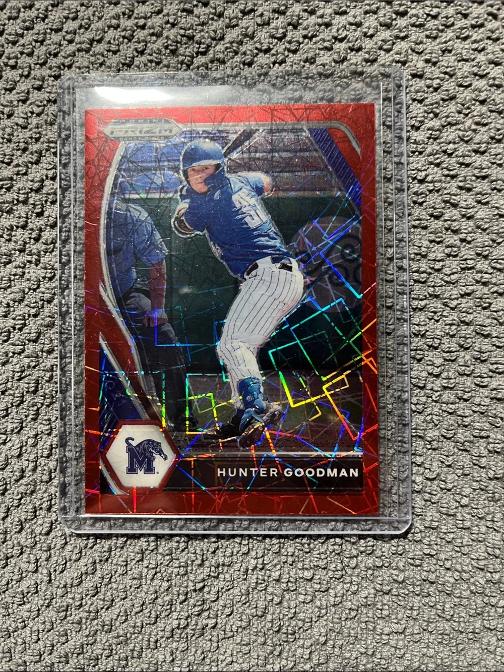 2021 Panini Prizm Draft Picks Hyper Red Velocity #PDP109